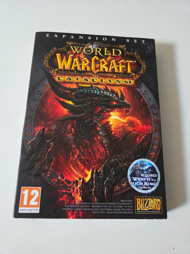 World of Warcraft: Cataclysm - PC Uitbreiding, Online, Gebruikt, Ophalen of Verzenden, Role Playing Game (Rpg)