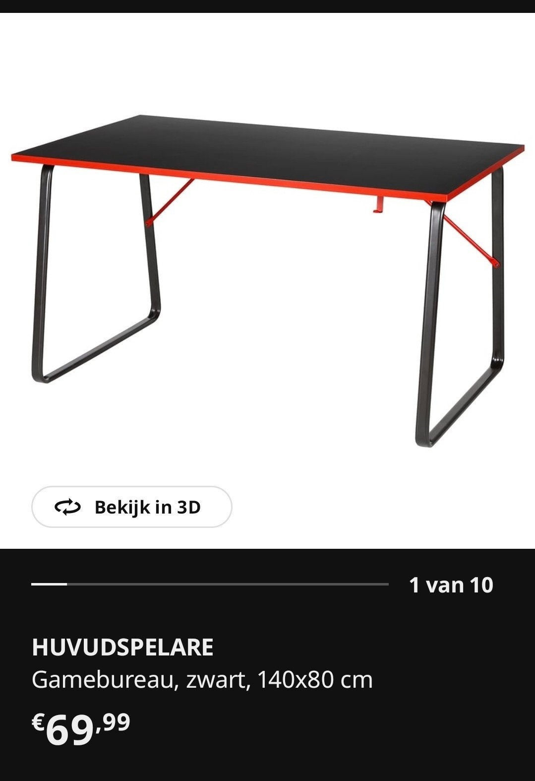 Ikea huvudspelare - nieuw in doos, Huis en Inrichting, Bureaus, Ophalen, Nieuw