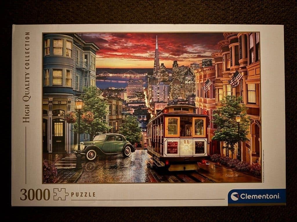 Clementoni puzzel (San Francisco) 3000 stukjes, Ophalen, Meer dan 1500 stukjes, Zo goed als nieuw, Legpuzzel