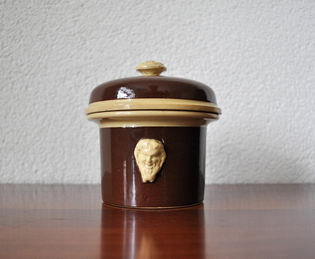 Oude KLEINE Franse Terrine Brevetee Simplex 11 cm, Ophalen of Verzenden