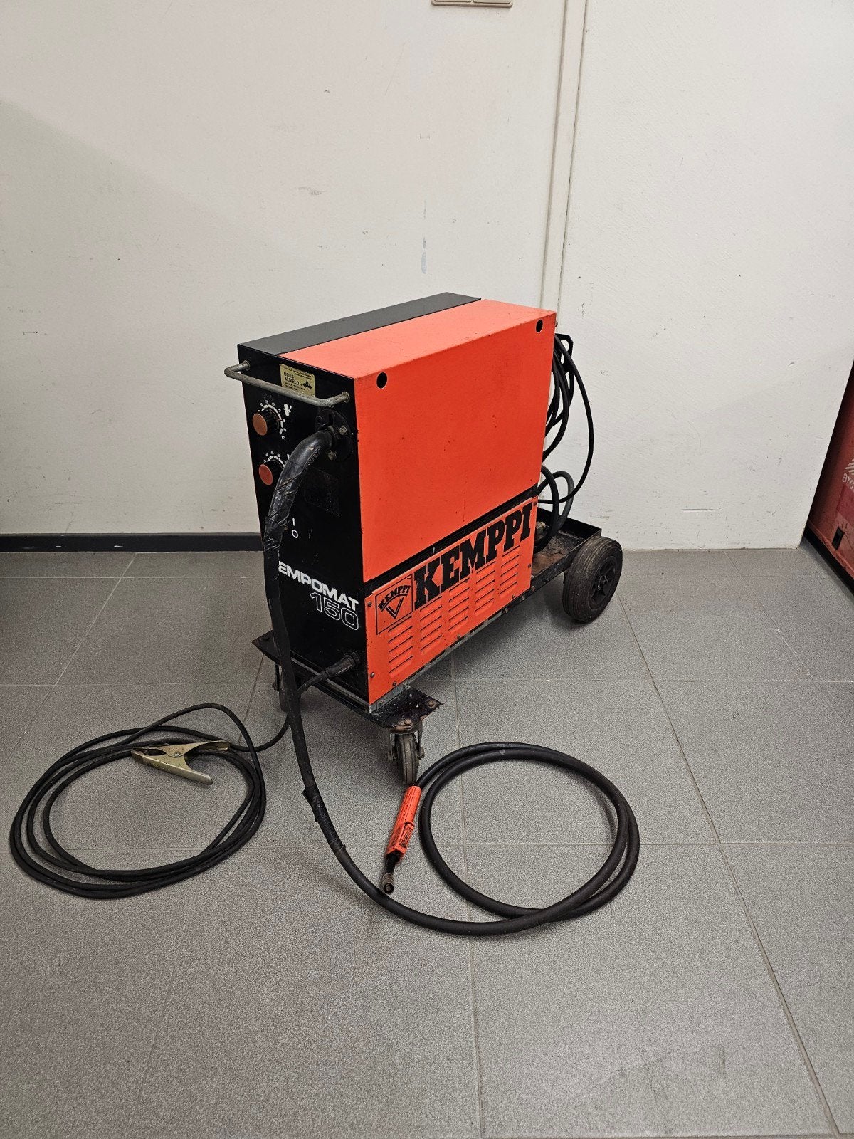 Kemppi Kempomat 150 MIG/MAG lasapparaat  - compleet, Gebruikt, Kemppi, 150 tot 250 ampère, Kemppi