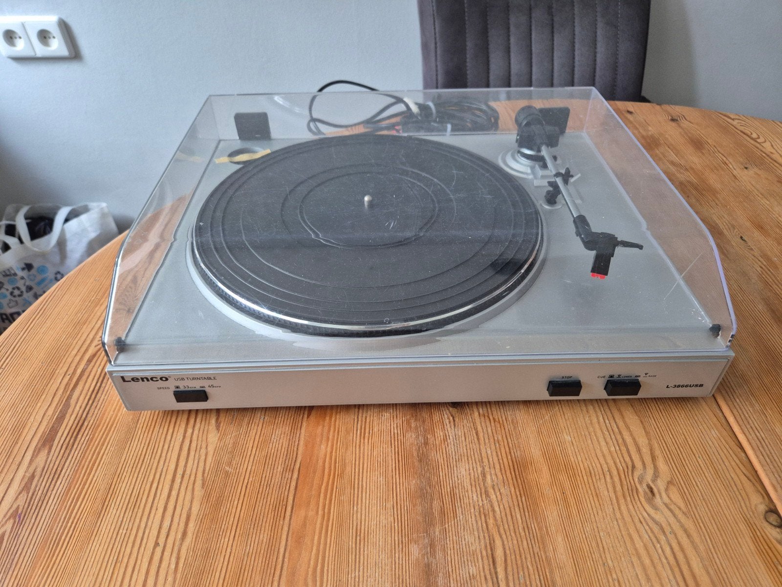 Lenco L-3866USB Platenspeler, Audio, Tv en Foto, Ophalen of Verzenden, Platenspeler, Overige merken, USB-aansluiting