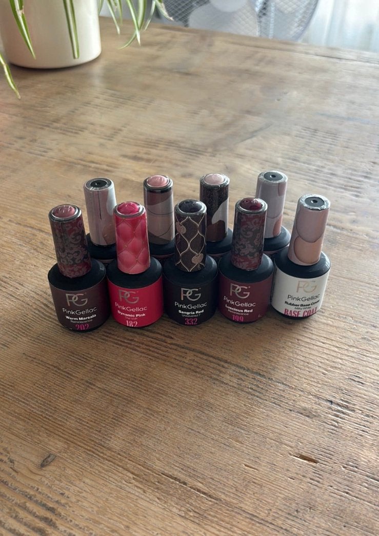 Pink gellac, Ophalen of Verzenden, Zo goed als nieuw, Overige kleuren, Handen en Nagels