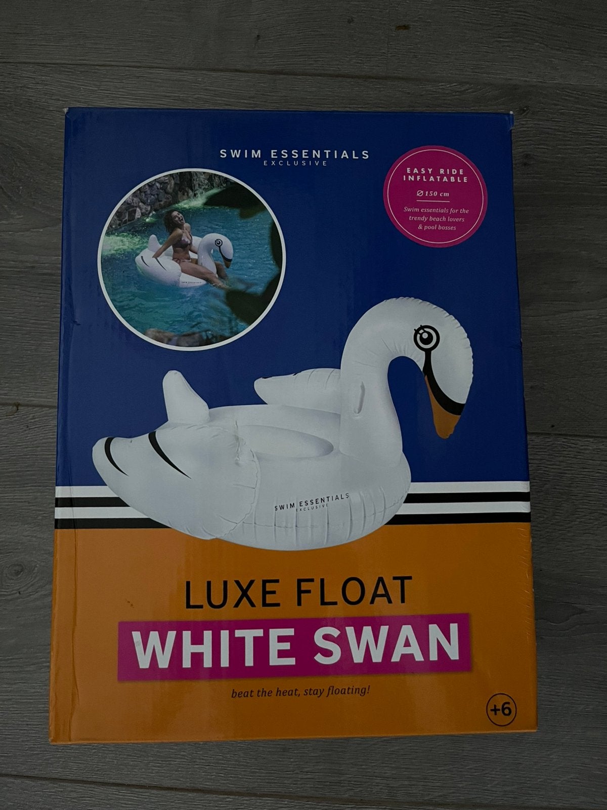 Nieuwe Zwemband zwaan om op te zitten in zwembad, Ophalen of Verzenden, Zo goed als nieuw
