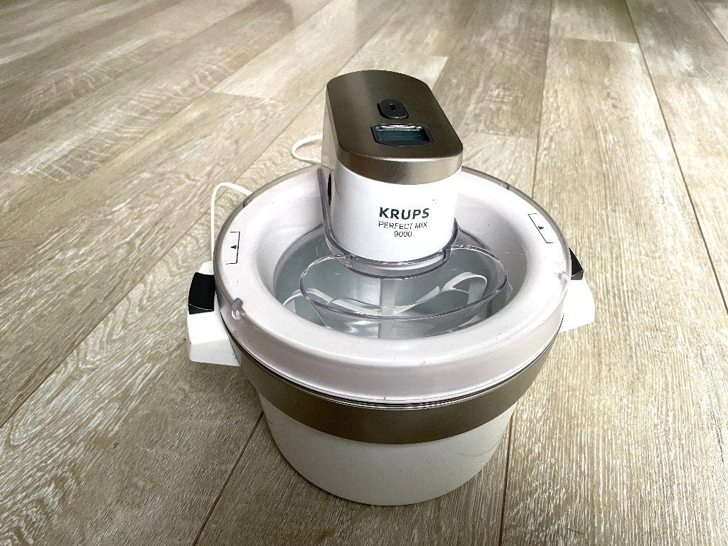 Krups Perfect Mix 9000 ijsmachine - nauwelijks gebruikt, Ophalen, Zo goed als nieuw, Koelelement