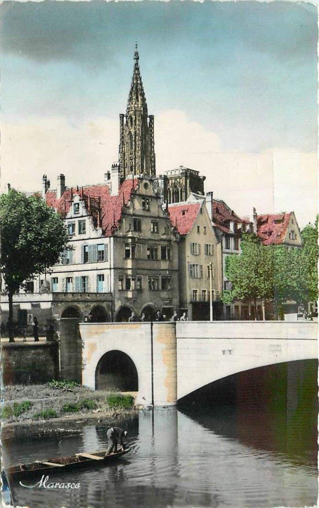 381-330-009 Strasbourg Le Pont St. Nicolas, Verzenden, Voor 1920, Frankrijk