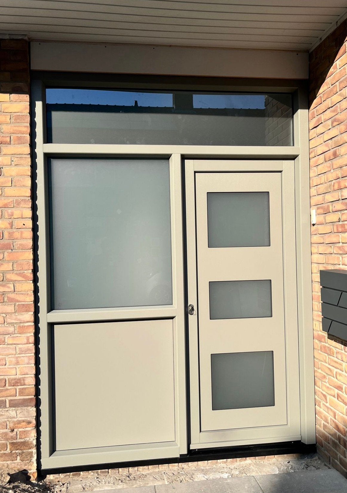 Nieuw kozijn mef voordeur, Ophalen, Nieuw, Kunststof, Inclusief glas