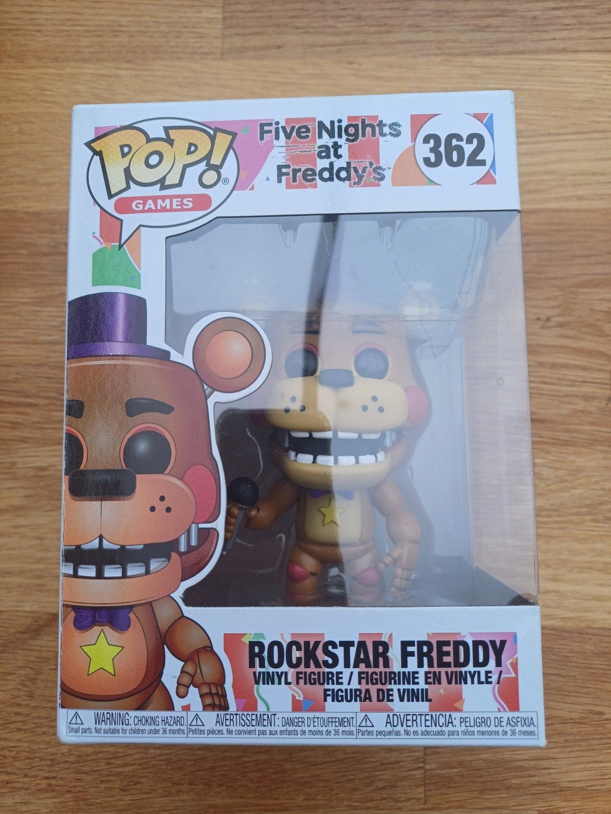 Funko Pop! Rockstar Freddy #362 Five Nights at Freddy's, Ophalen of Verzenden, Zo goed als nieuw