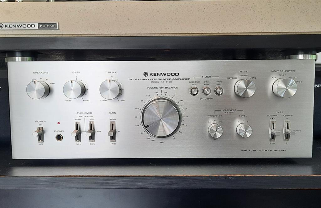 Kenwood KA-8100 DC Stereo Integrated Amplifier (1977-79)., Gebruikt, 60 tot 120 watt, Stereo, Ophalen