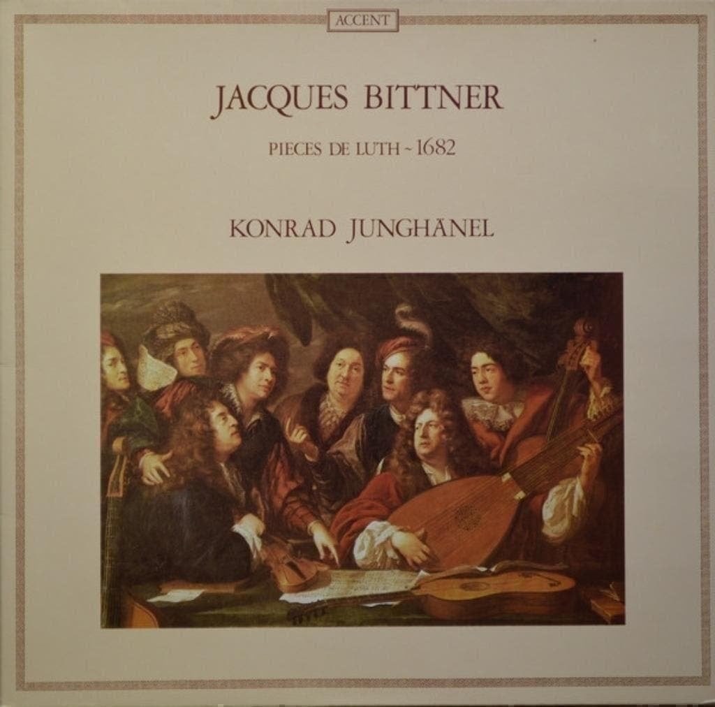 Jacques Bittner, Konrad Junghänel – Pieces De Luth - 1682, Kamermuziek, Ophalen of Verzenden, Zo goed als nieuw, 12 inch