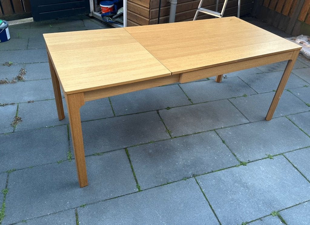 Gebruikte tafel, Huis en Inrichting, Tafels | Eettafels, Ophalen, Overige materialen, Gebruikt, 50 tot 100 cm