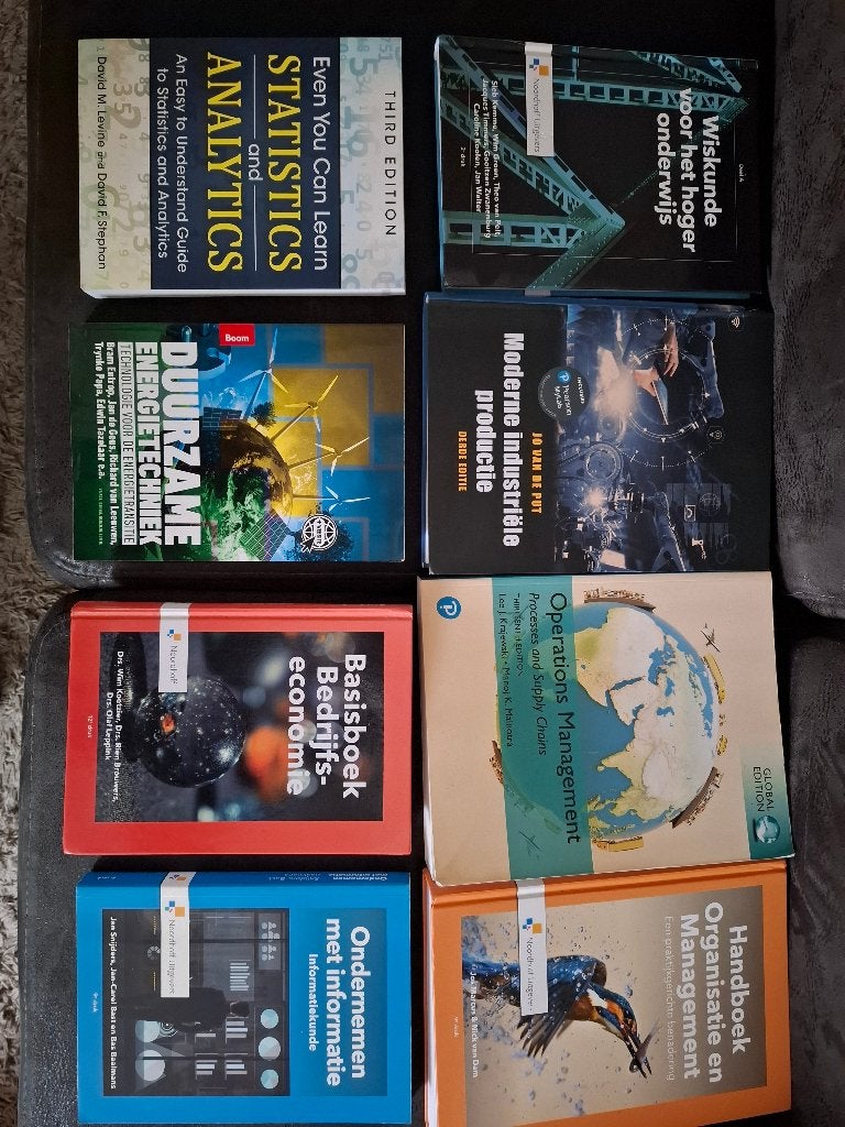 Technische bedrijfskunde boekenbundel, Boeken, Techniek, Ophalen, Zo goed als nieuw, Overige onderwerpen