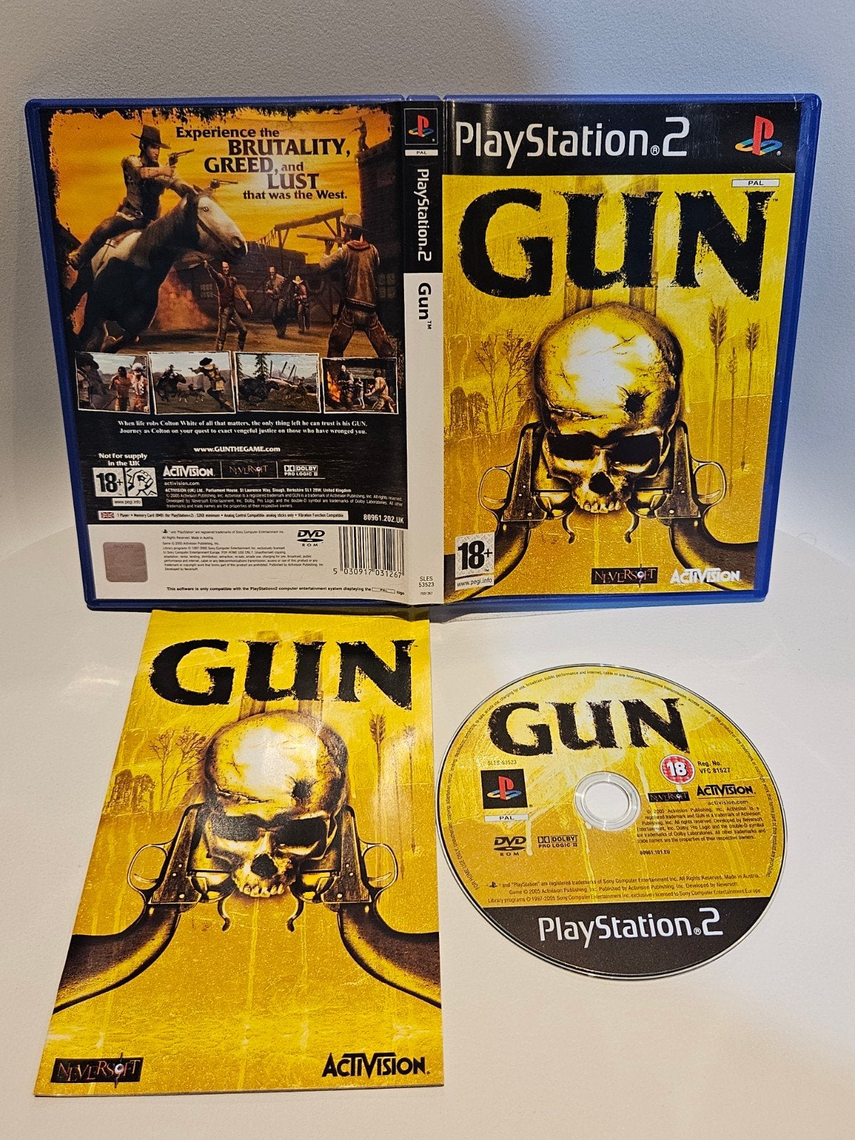 Gun PS2, Vanaf 18 jaar, Shooter, 1 speler, Ophalen of Verzenden