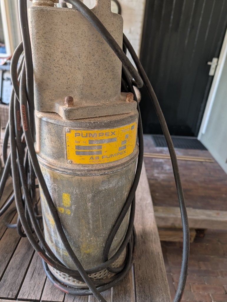 Zware Af-Waterpomp Pumpex Sweden, Ophalen, Gebruikt