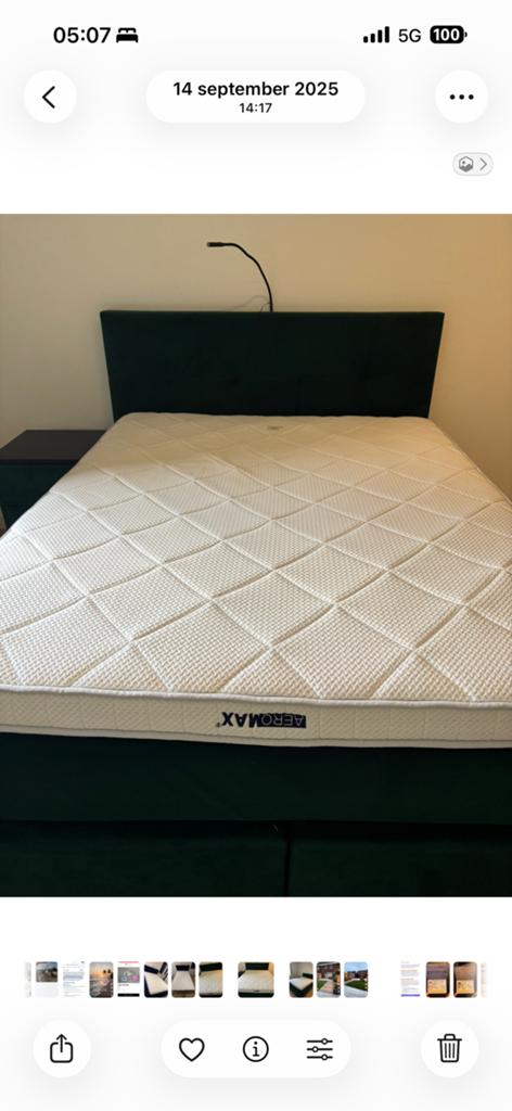 Swiss Sense 140 bij 200, Huis en Inrichting, Slaapkamer | Boxsprings, Ophalen of Verzenden, Zo goed als nieuw, Tweepersoons, 140 cm