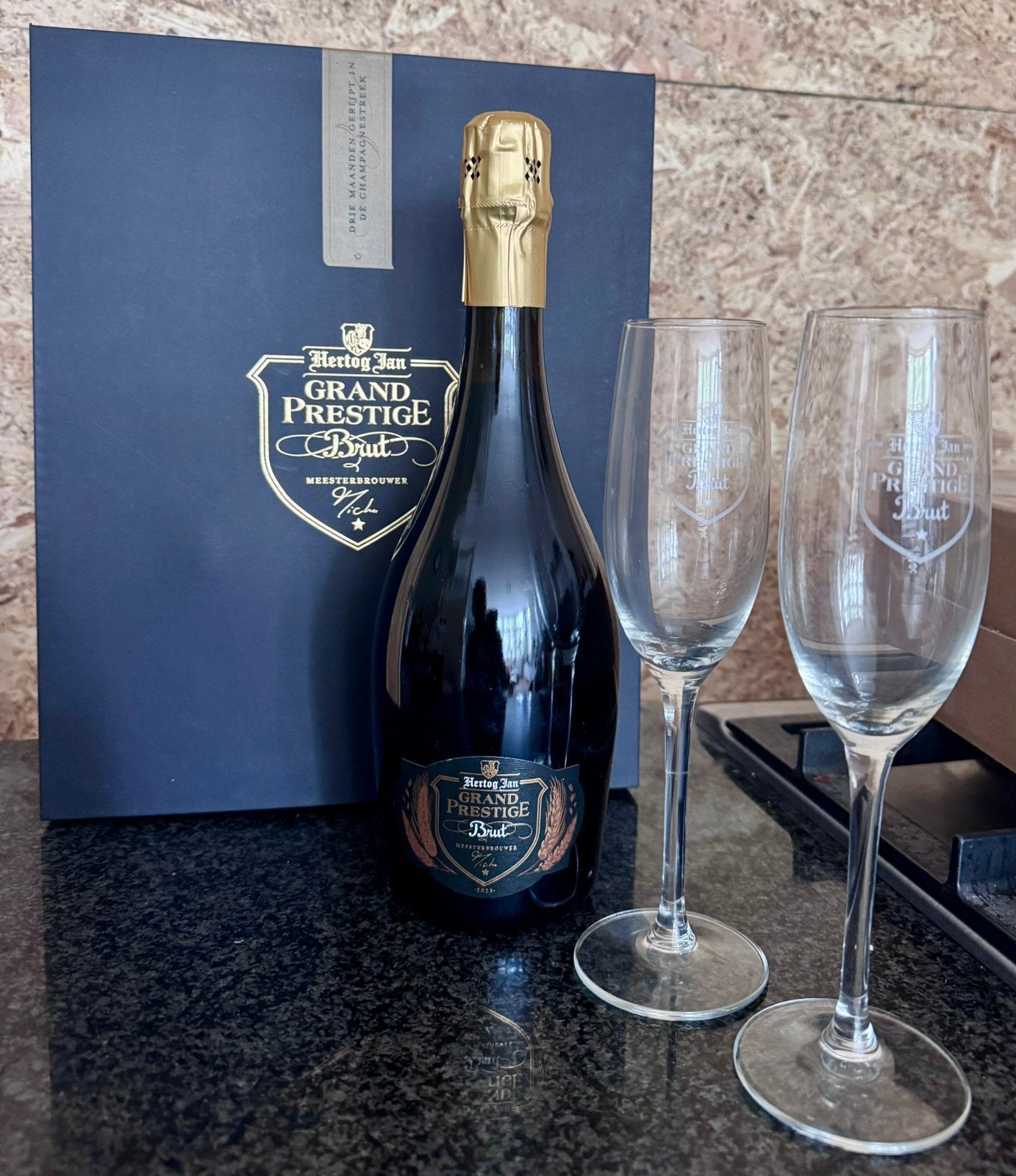 Hertog Jan Grand Prestige Brut 2023, Verzamelen, Biermerken, Ophalen of Verzenden, Nieuw, Flesje(s)