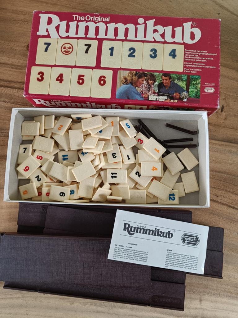 Rummikub - Het Originele Cijferspel, Een of twee spelers, Ophalen of Verzenden, Gebruikt, Goliath