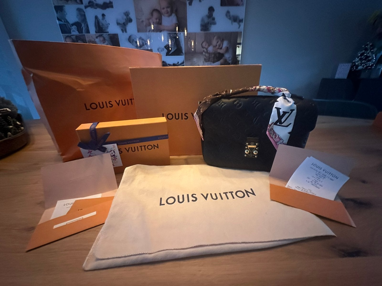 Louis Vuitton  Pochette Métis met bon!!, Ophalen, Zo goed als nieuw