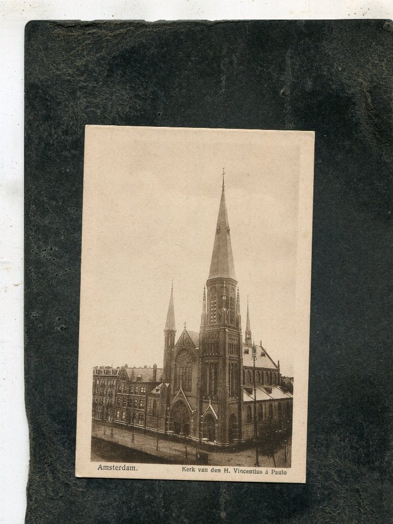 Ansicht Amsterdam - Kerk van den H. Vincentius a Paulo, Verzamelen, Verzenden, 1920 tot 1940, Ongelopen, Noord-Holland