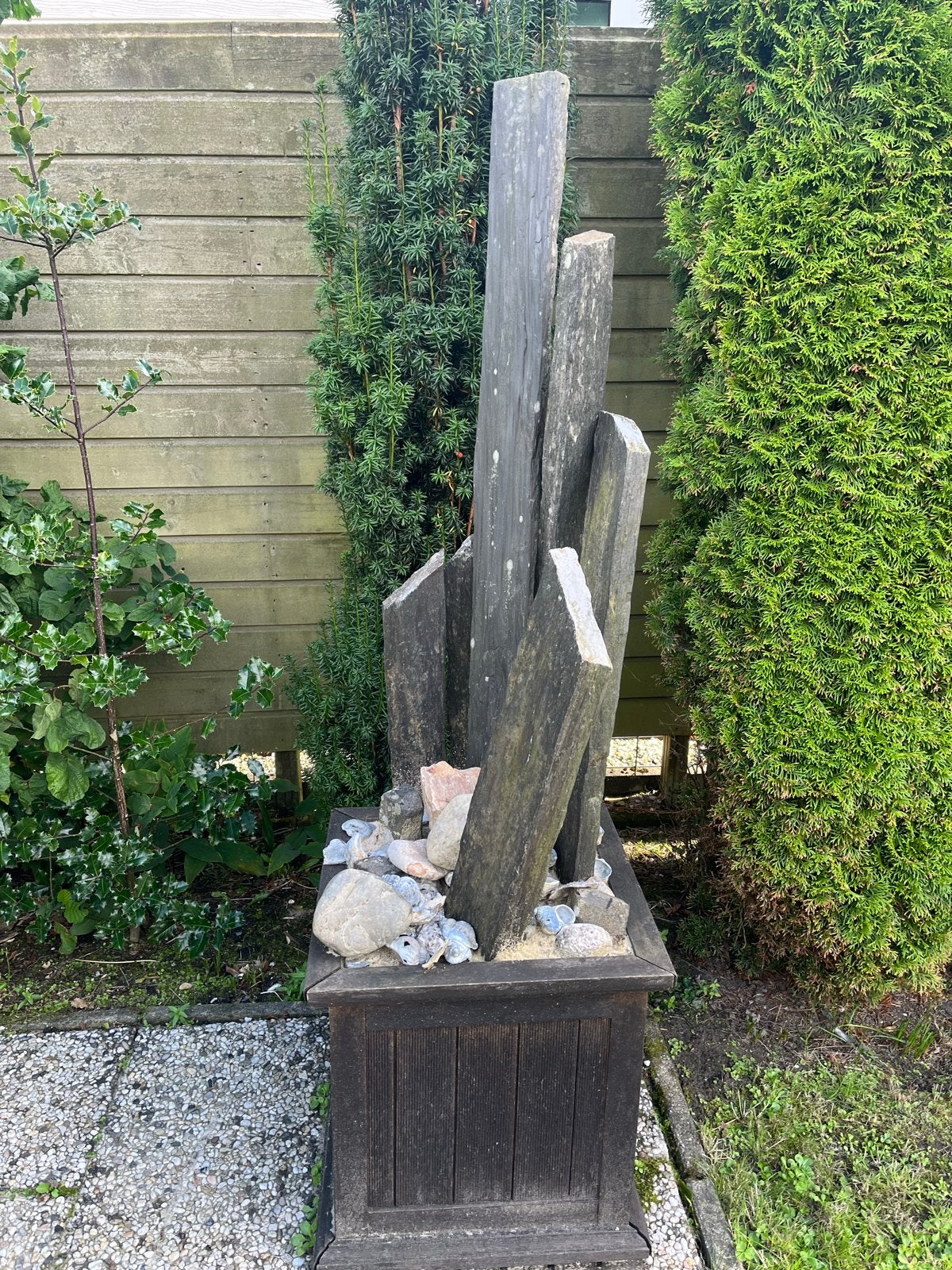Natuursteen (leisteen), Ophalen of Verzenden, Gebruikt, Natuursteen, Terrastegels