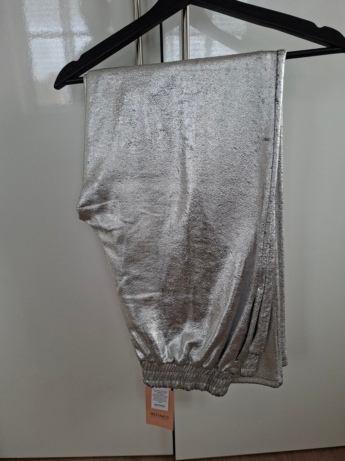Refined Department zilveren broek maat L, Maat 42/44 (L), Nieuw, Ophalen of Verzenden, Refined Department