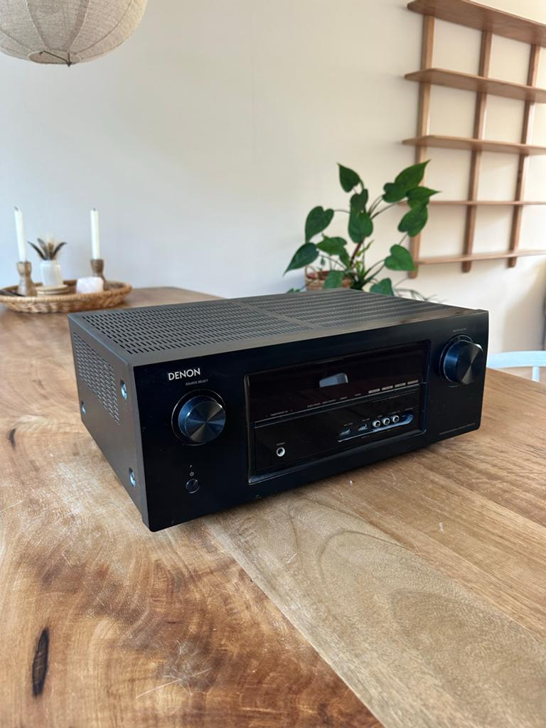 Denon AVR-2113 AV Receiver in goede staat met accessoires, Ophalen, Denon, Zo goed als nieuw, 120 watt of meer