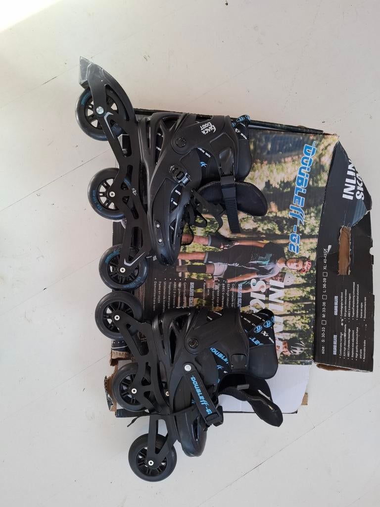 Double FF G2 skeelers - Verstelbaar 40-43 - Nette staat, Sport en Fitness, Ophalen of Verzenden