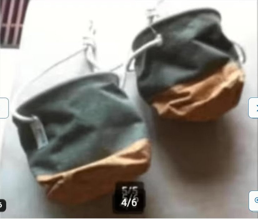 2 design planten hangers katoen H18 Br16cm, Ophalen of Verzenden, Zo goed als nieuw