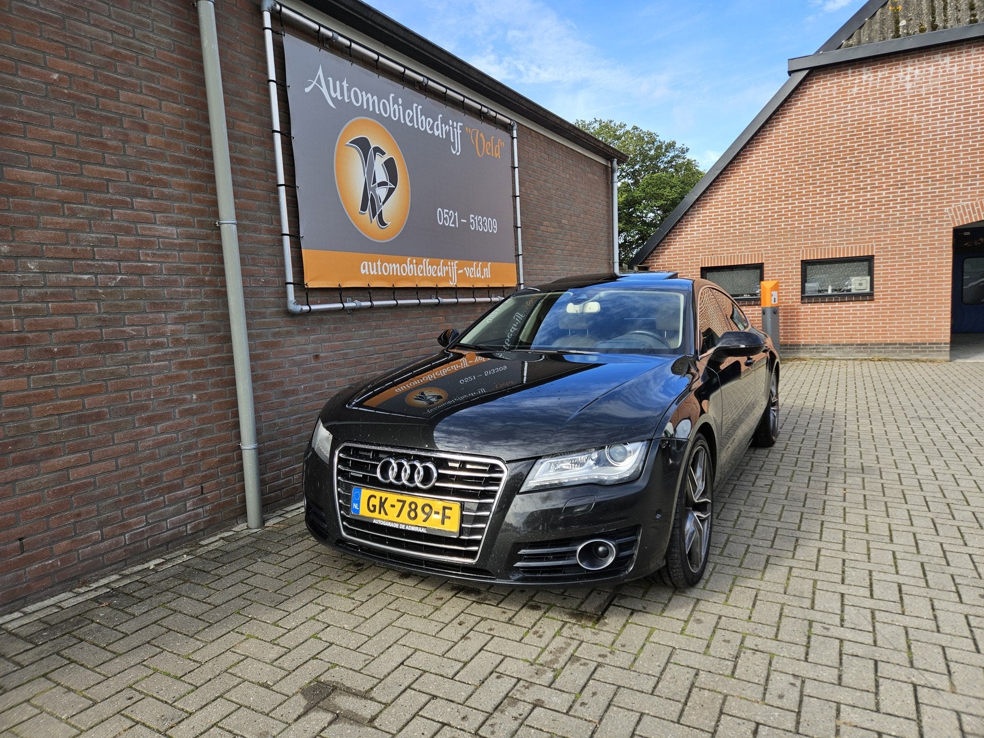 Audi A7 Sportback 3.0 TDI quattro Pro Line plus (bj 2011), Auto's, Euro 5, Automatische klimaatregeling, Gebruikt, Beige