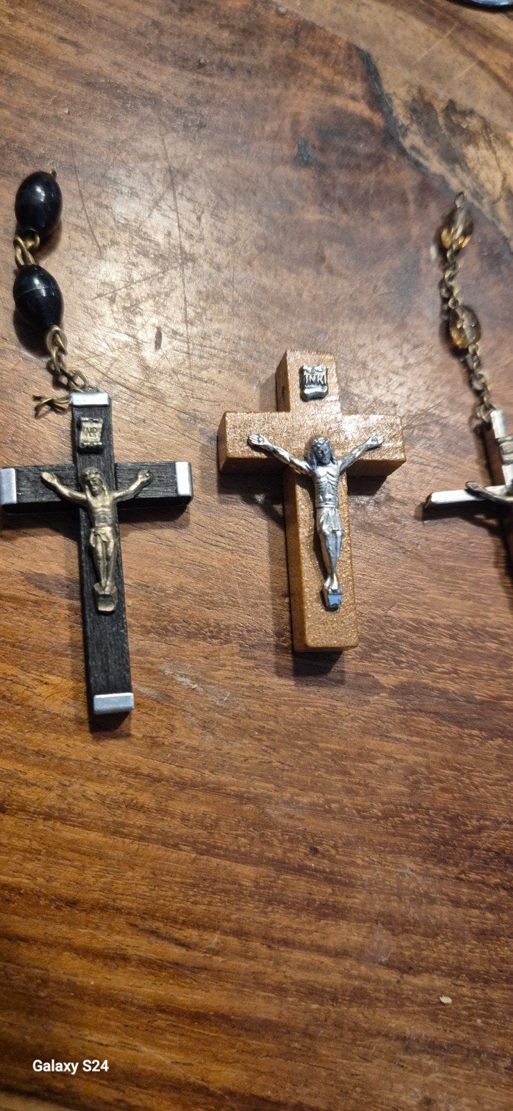 Diverse religieuze hangers en rozenkransen, Ophalen of Verzenden
