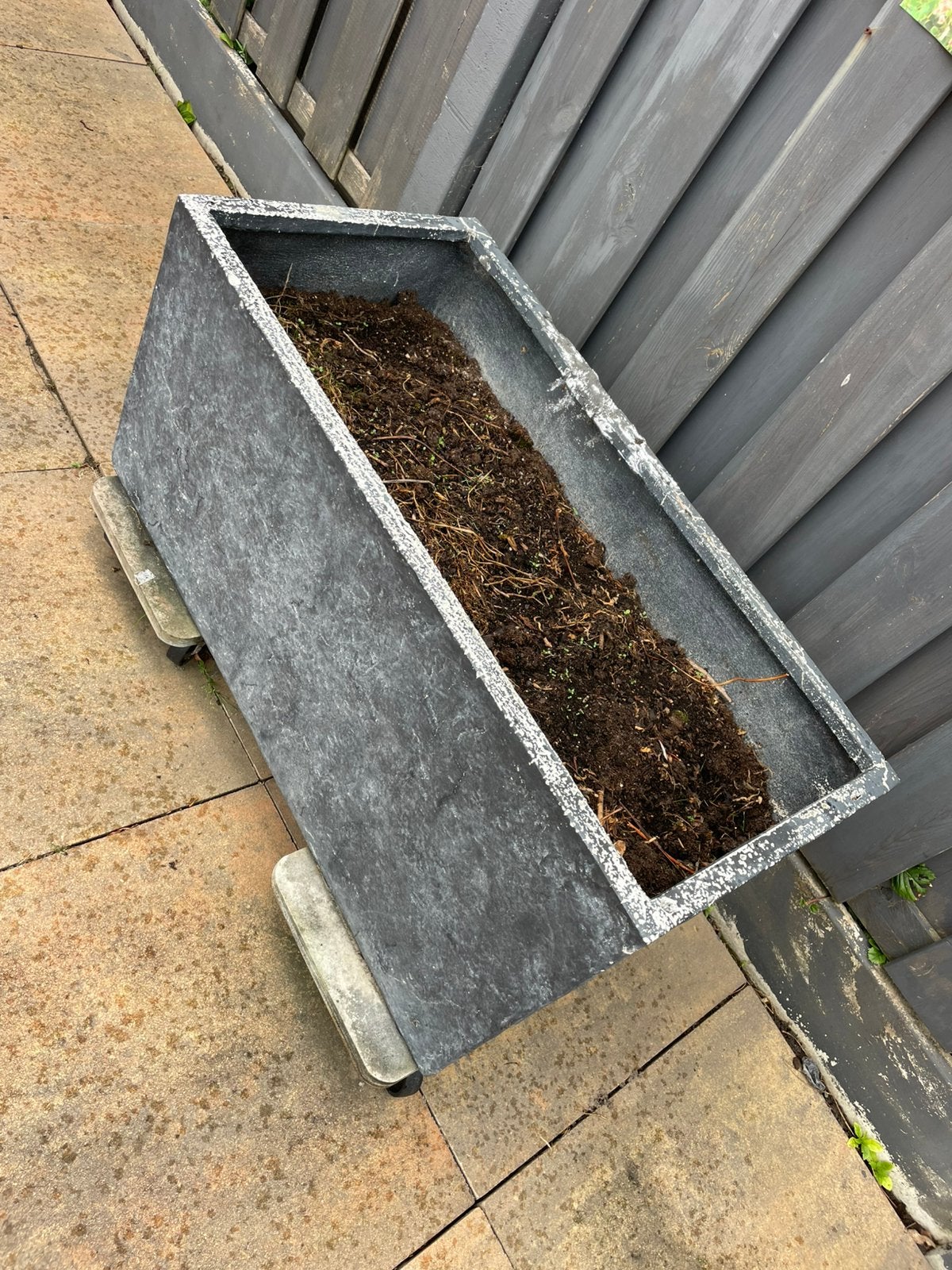 Plantenbak, Tuin en Terras, Bloembakken en Plantenbakken, Ophalen, Zo goed als nieuw, Rond, Kunststof