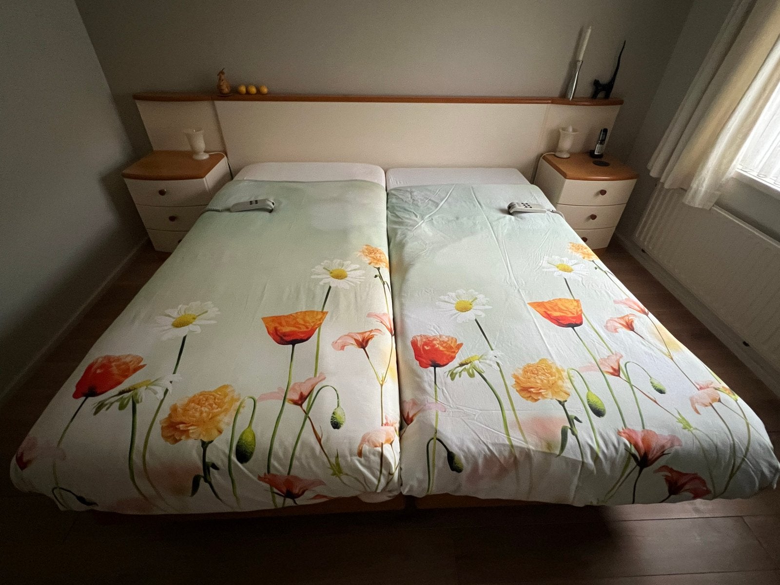 Nette Eastborn elektrisch verstelbare boxspring bed 2 pers., Ophalen, Overige materialen, Overige kleuren, Tweepersoons