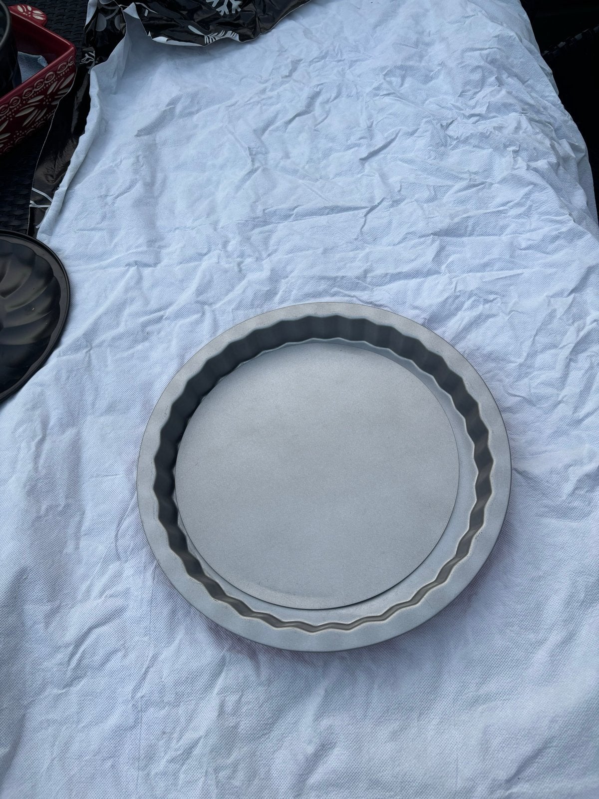 IKEA Cakevorm 26 cm - Perfect voor taarten en quiches, Ophalen, IKEA, Metaal, Rood