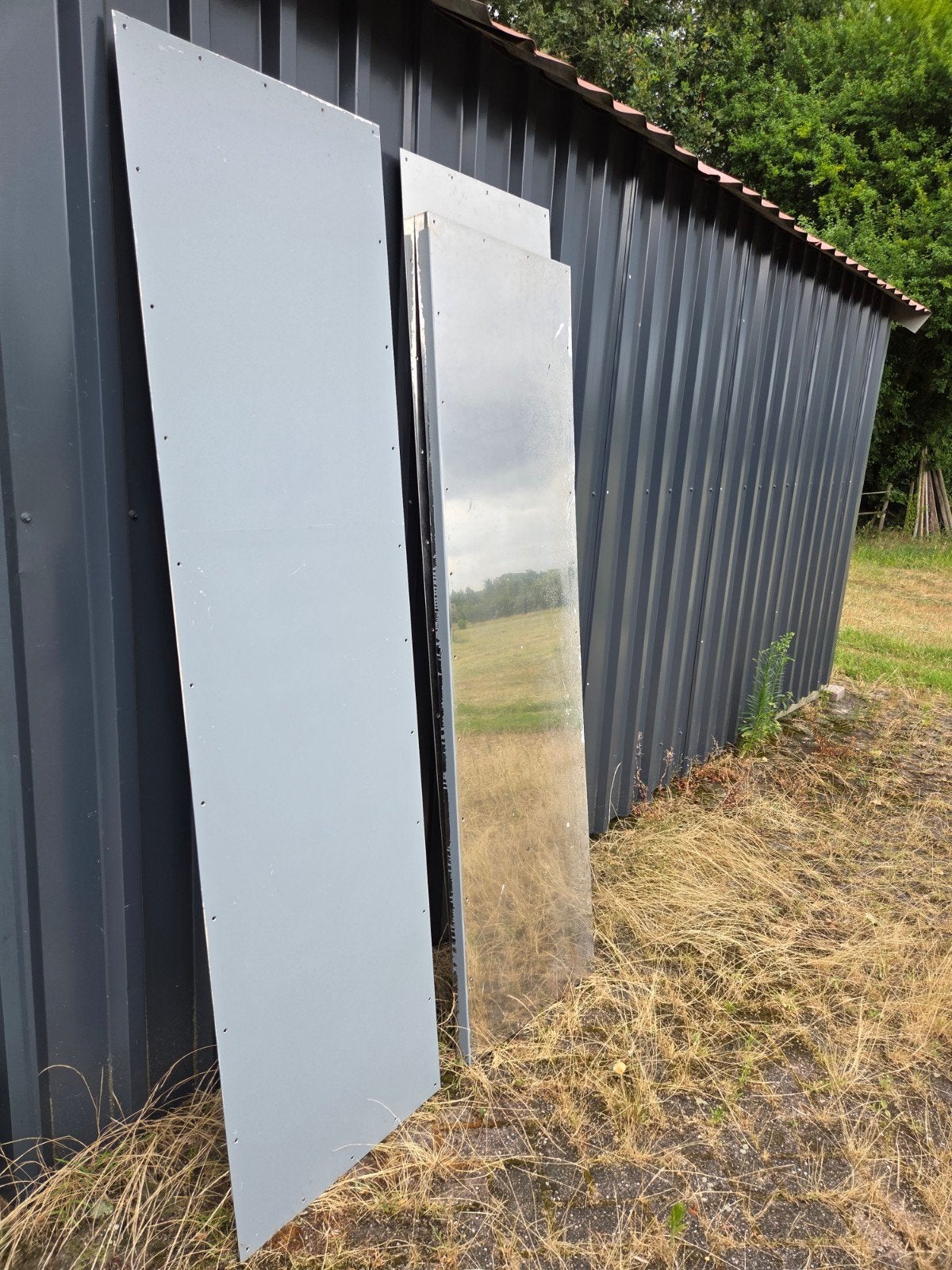 3 stuks stevige RVS platen, Ophalen