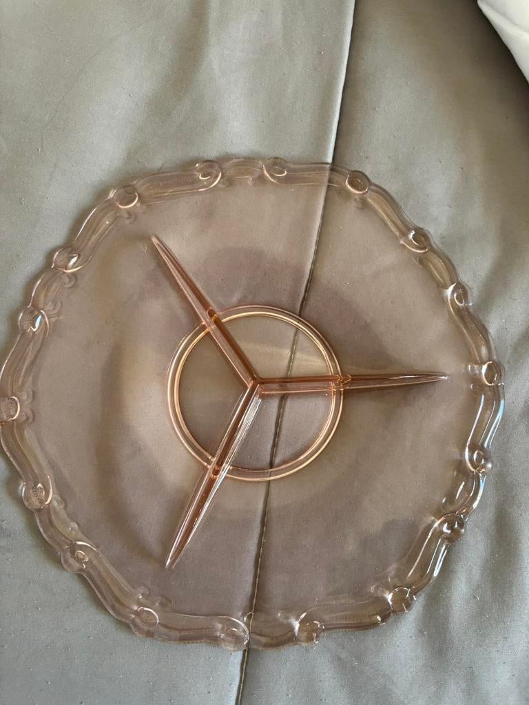 Mooie oude serveer schaal, Ophalen of Verzenden