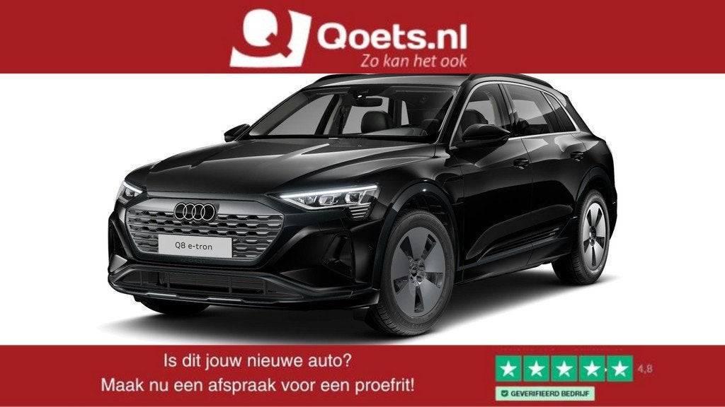 Audi Q8 e-tron 55 quattro Advanced Edition 115 kWh Trekhaak, Automaat, 12 maanden, Gebruikt, Leder