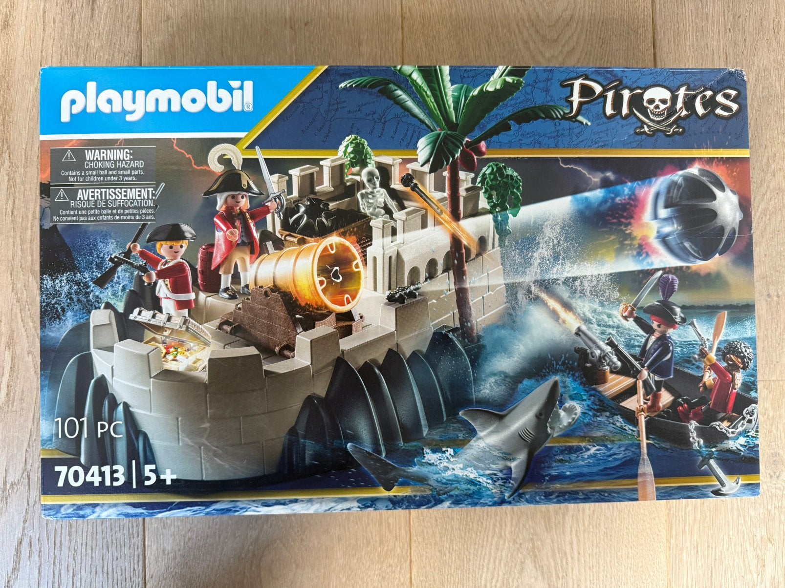 PLAYMOBIL vesting van de soldaten - 70413, Complete set, Ophalen of Verzenden, Zo goed als nieuw, Kasteel/Fort