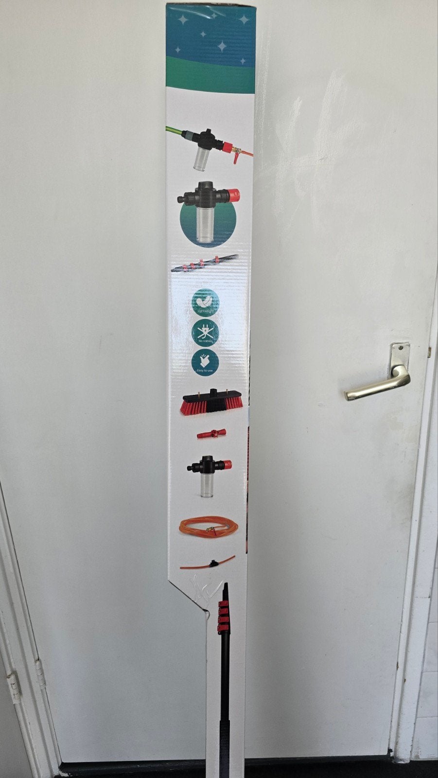 Telescopische Buitenbezem XXL - 700cm uitschuifbaar, Ophalen of Verzenden, Nieuw