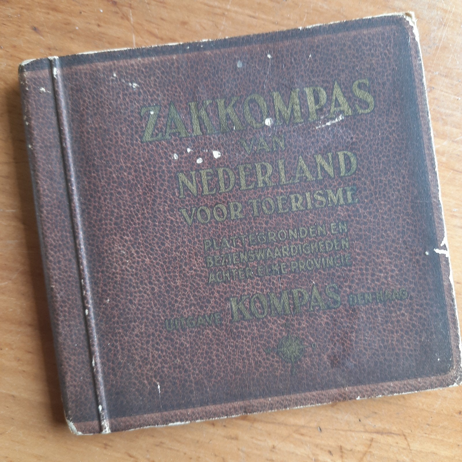 Zakkompas van Nederland 1950 met Kaarten van 11 Provincies, Gelezen, Verzenden, Landkaart, 1800 tot 2000