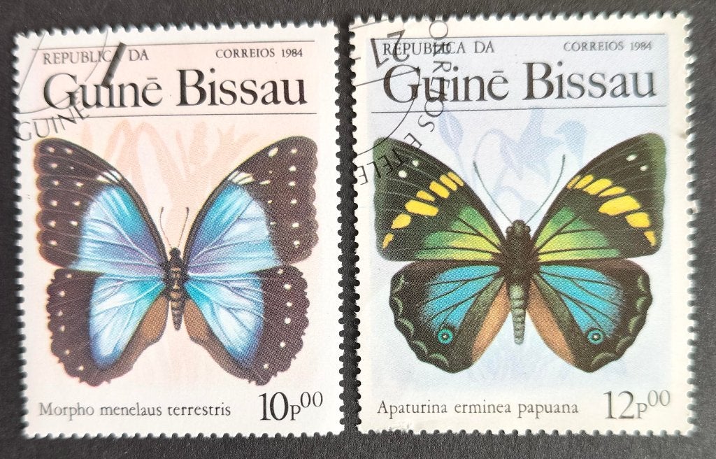 GUINE BISSAU - vlinders, Verzenden, Overige landen, Gestempeld
