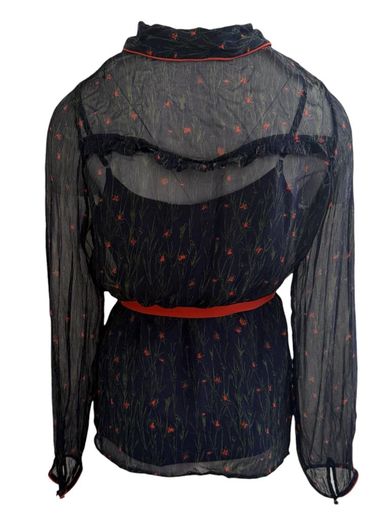 Baum und Pferdgarten blouse M, Zo goed als nieuw, Verzenden, Blauw