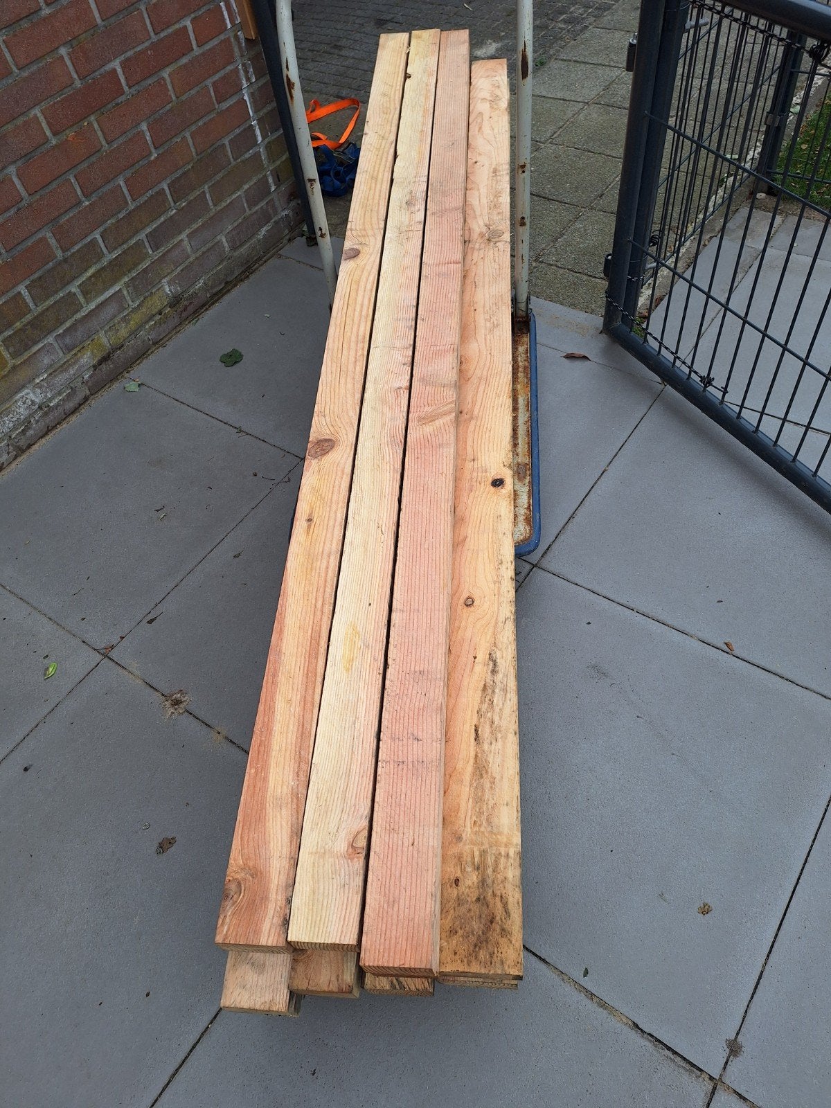 24 houten balken voor een afdak of schuur, Ophalen, 180 tot 250 cm, Balken