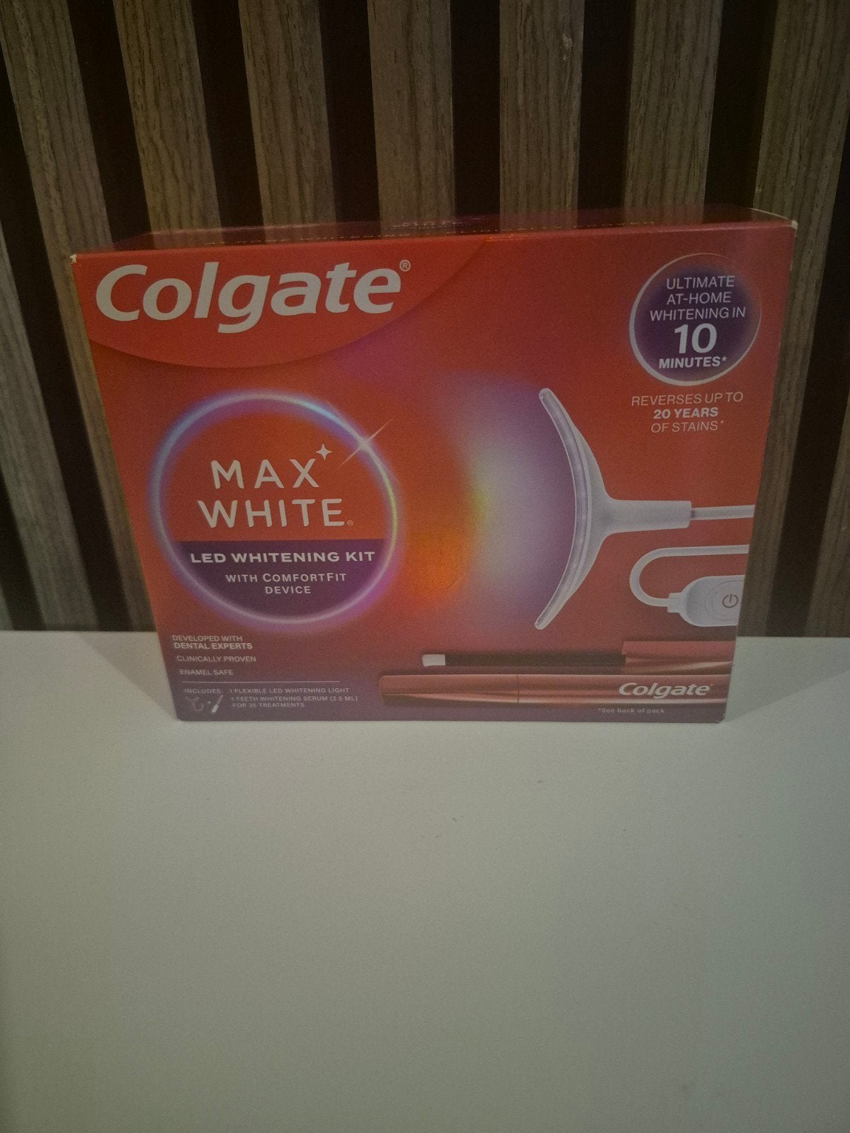 Colgate Max White LED Whitening Kit - Nieuw, Ophalen of Verzenden, Nieuw, Gehele gezicht, Reiniging