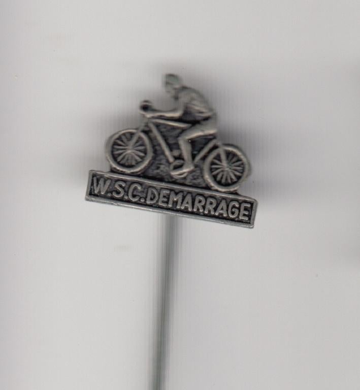 WSC Demarrage Wielrennen Fiets speldje, Gebruikt, Niet vindbaar, Niet vindbaar, Speldje of Pin