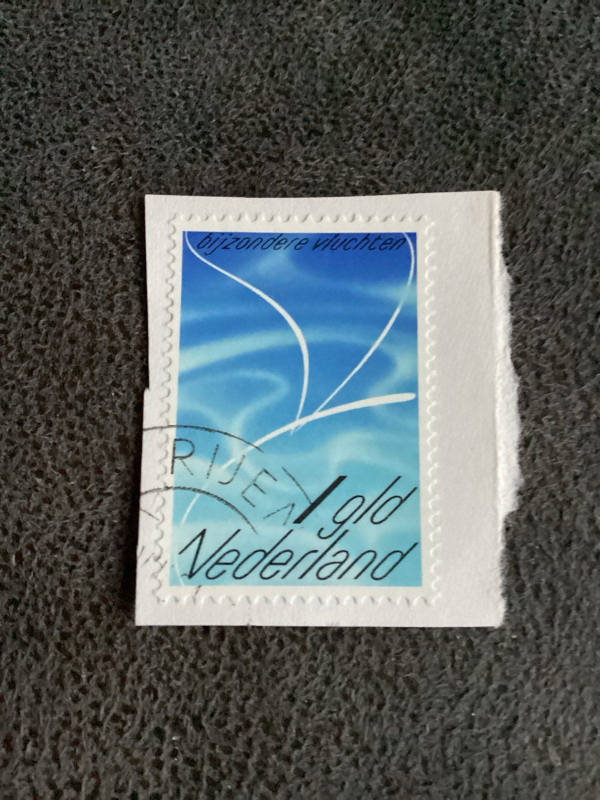 Nederlandse postzegel "Bijzondere vluchten" Rijen, Postzegels en Munten, Ophalen of Verzenden, Na 1940, Gestempeld