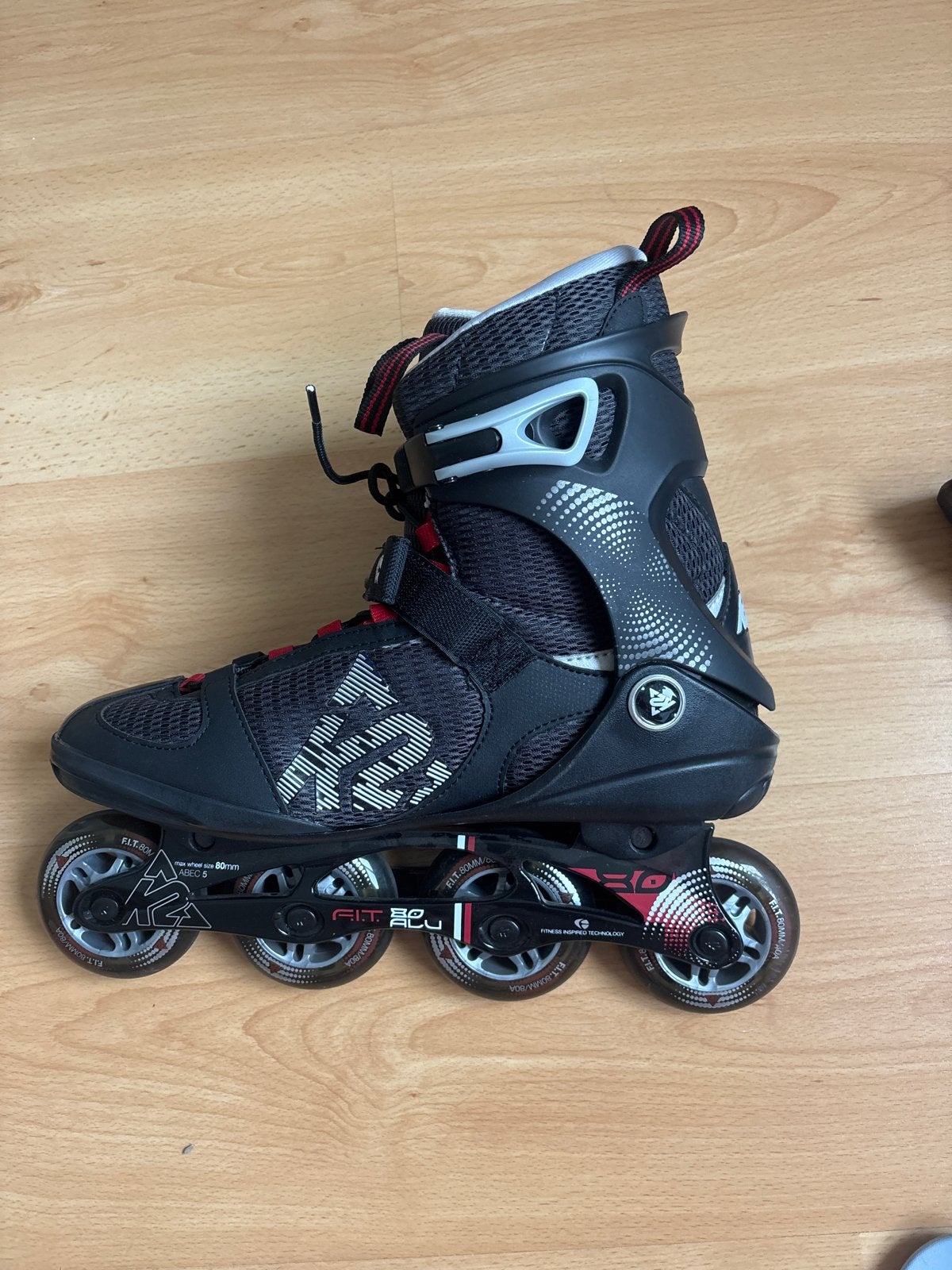 K2 F.I.T. 80 Inline Skates Heren - Maat 10.5 (US), Sport en Fitness, K2, Verstelbaar, Heren, Ophalen of Verzenden