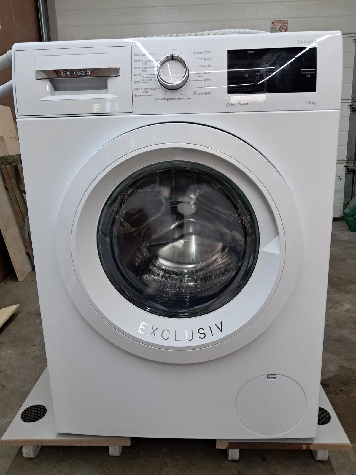 Bosch Serie | Exclusiv Wasmachine - Nieuwstaat, Ophalen, 1200 tot 1600 toeren, 8 tot 10 kg, Wolwasprogramma