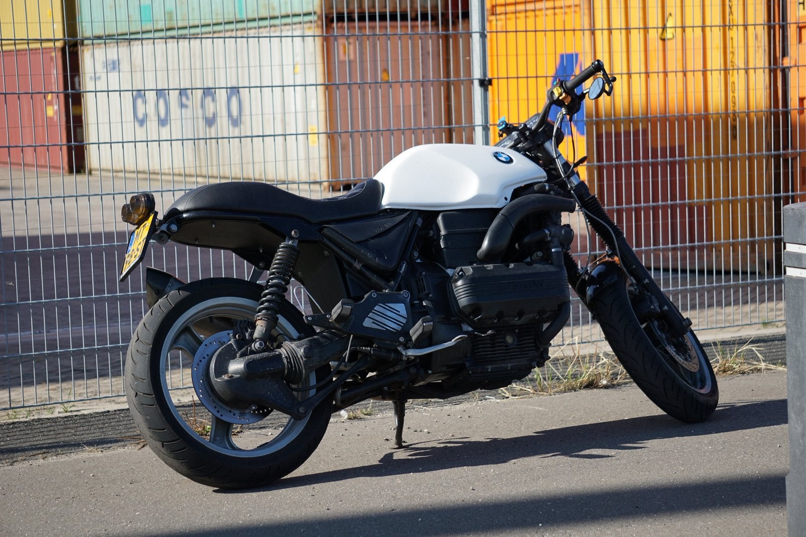 BMW K1100 Custom Café Racer met Akrapovič demper, Motoren, Occasion, 4 cilinders, Motorrijbewijs A, 1093 cc