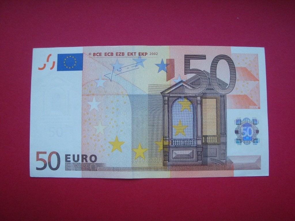 Lot bankbiljet Duitsland UNC Trichet 50 Euro 2002., Verzenden, Duitsland, 50 euro, Los biljet