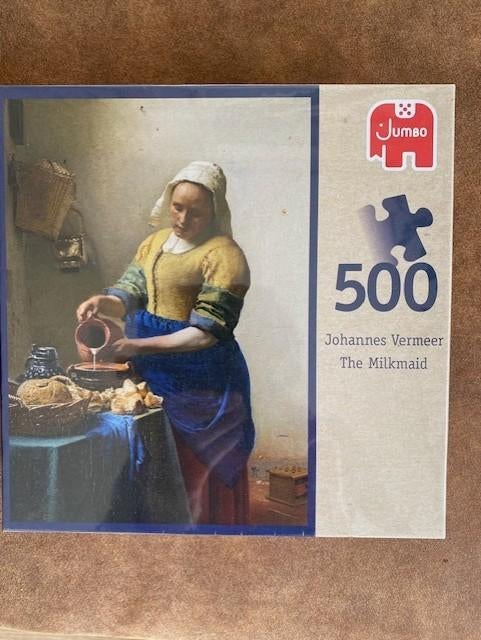 Jumbo Legpuzzel 500 Stukjes  Johannes Vermeer, Ophalen, 500 t/m 1500 stukjes, Nieuw, Legpuzzel